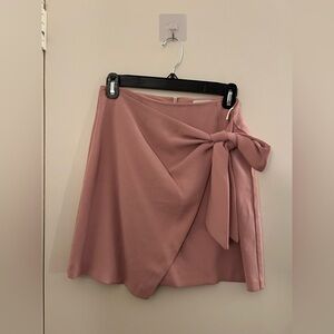 Aritzia Wilfred Wrap Skirt with Bow